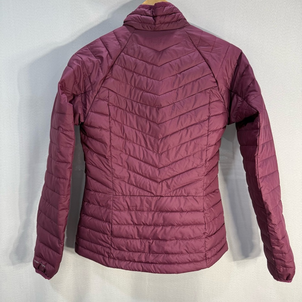 Columbia Maroon Omni-Heat Quilted Jacket XS - Picture 4 of 5